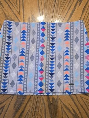 Hollister Geo Print Mini Skirt Size 3 Boho Festival Y2K